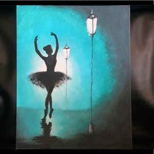 Ballet hand painted